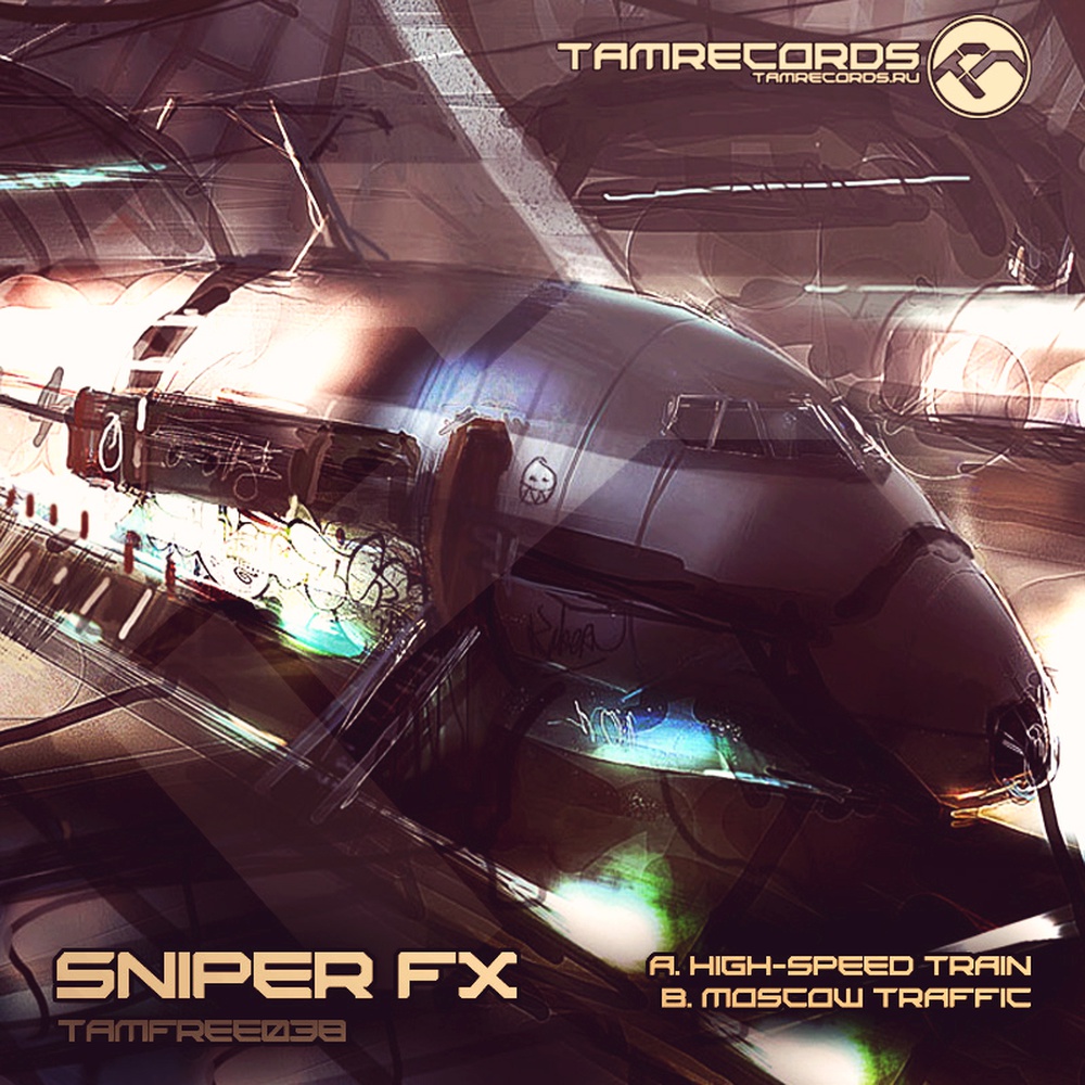 Cover Sniper FX - High-speed Train, Moscow Traffic