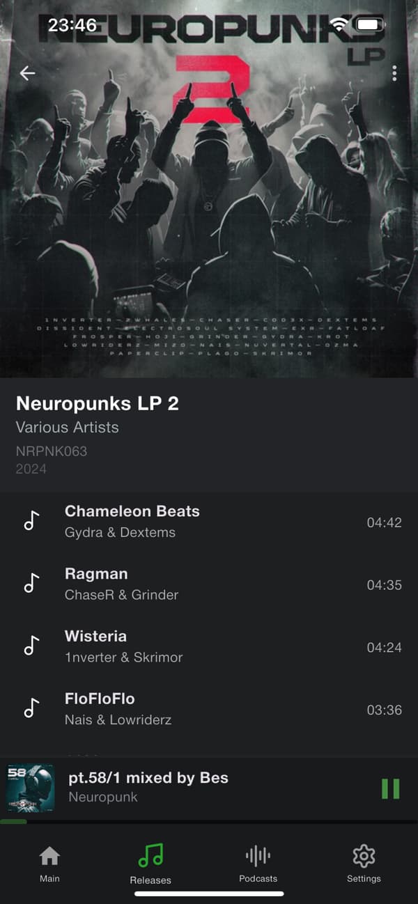 Screenshot from iPhone device