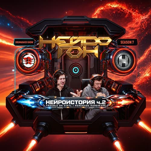 Обложка Drum&Bass шоу НЕЙРОГОН - S07E03. Нейроистория ч.2. Trouble On Vinyl, Renegade Hardware.